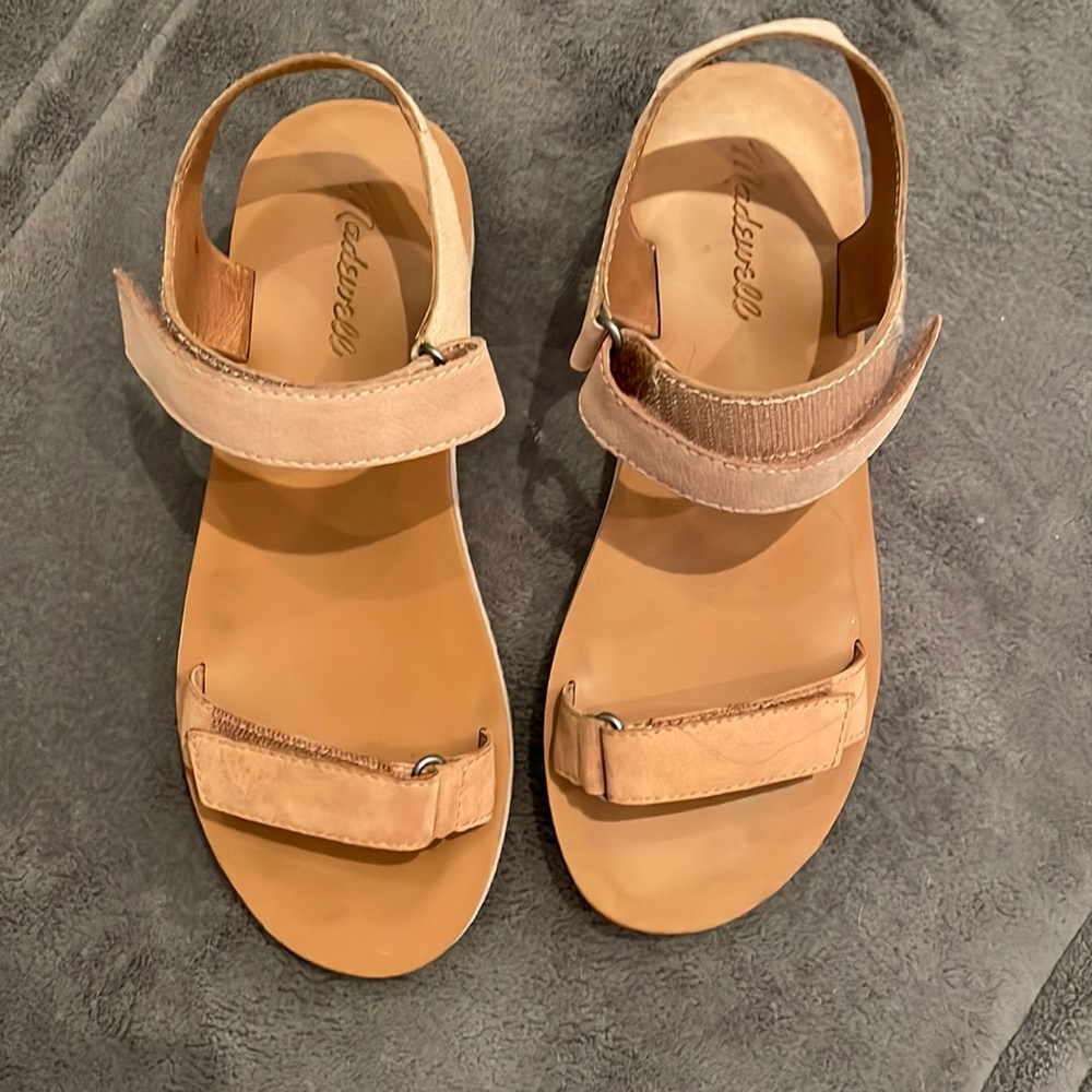 Madewell strap leather  sandals midform